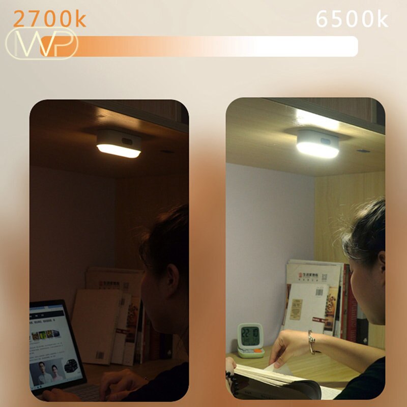 Luminaria Luz de leitura inteligente LED Recarregável e com Base magnética